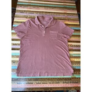 Billy Reid Short Sleeve Button Knit Collared Shirt Men’s XL Slim Cut Huckberry